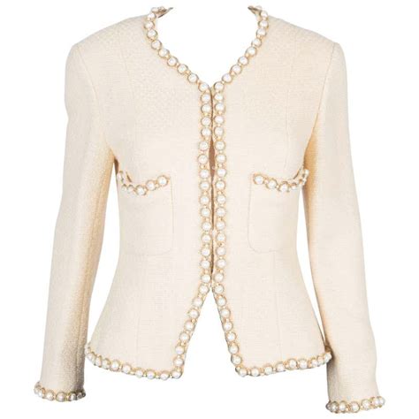 chanel blazer beige|Chanel jackets clearance.